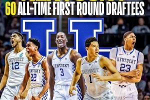 培养首轮秀最多的大学：肯塔基60个高居第一 杜克&北卡紧随其后