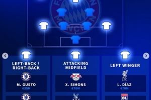 德转列拜仁待补强位置：左边锋&边后卫&前腰 迪亚斯&西蒙斯在列