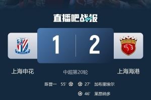 跟队记者谈申花上海德比输球：申花输给的不是海港，而是自己
